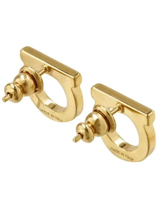 Gancini Earrings Gold - SALVATORE FERRAGAMO - BALAAN 4