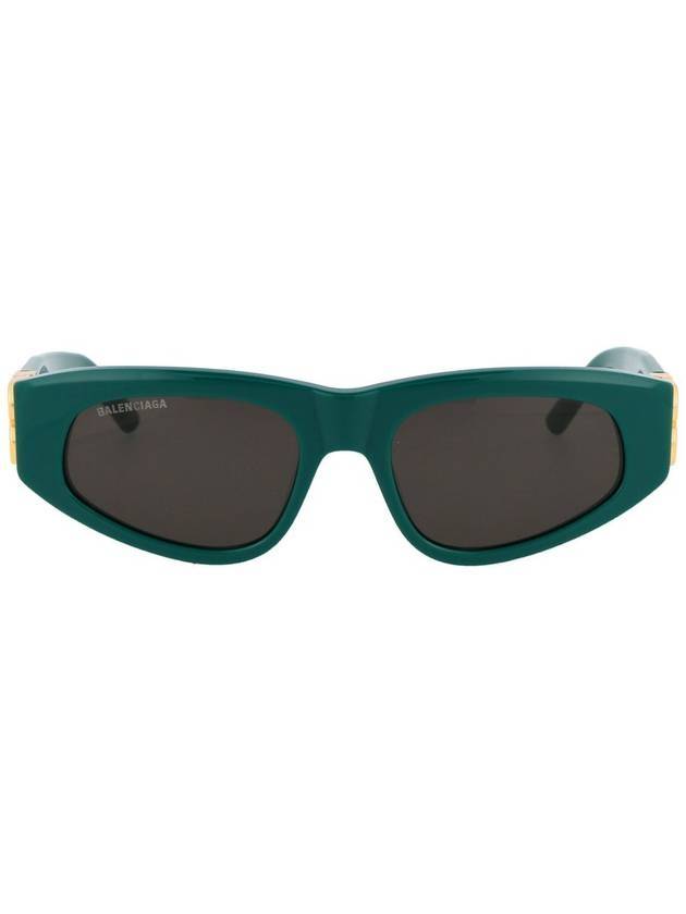 Eyewear Oval Acetate Sunglasses Green Gray - BALENCIAGA - BALAAN 1