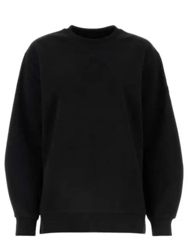 103491 Matte black logo sweatshirt 8G00006 809KR 999 - MONCLER - BALAAN 1