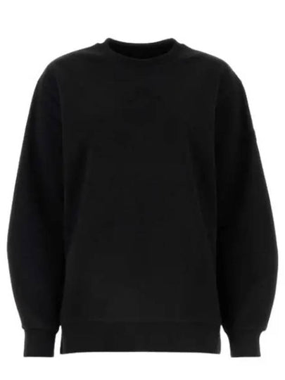 Women's Embossed Logo Sweatshirt Black - MONCLER - BALAAN 2