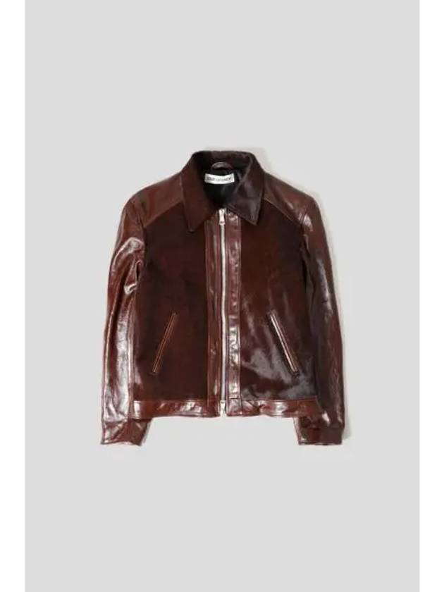 Andalou Leather Jacket Brown - OUR LEGACY - BALAAN 2