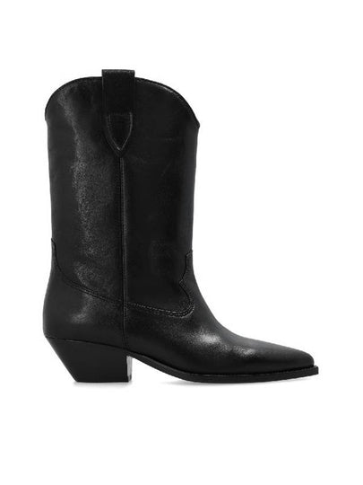 Duerto Ankle Middle Boots Black - ISABEL MARANT - BALAAN 2