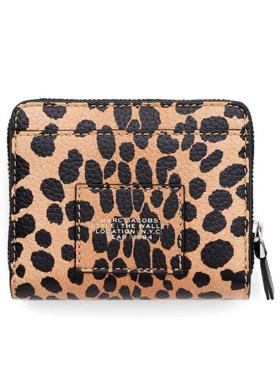 The Cheetah Leather Mini compact wallet - MARC JACOBS - BALAAN 2