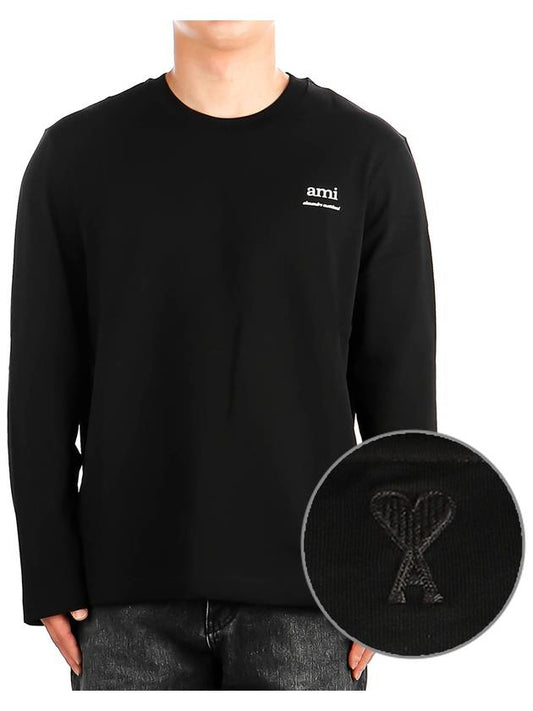 Alexandre Mattiussi Long Sleeve T-Shirt Black - AMI - BALAAN 2