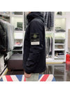 Primaloft Insulation Soft Shell-R Hooded Jacket Navy - STONE ISLAND - BALAAN 4