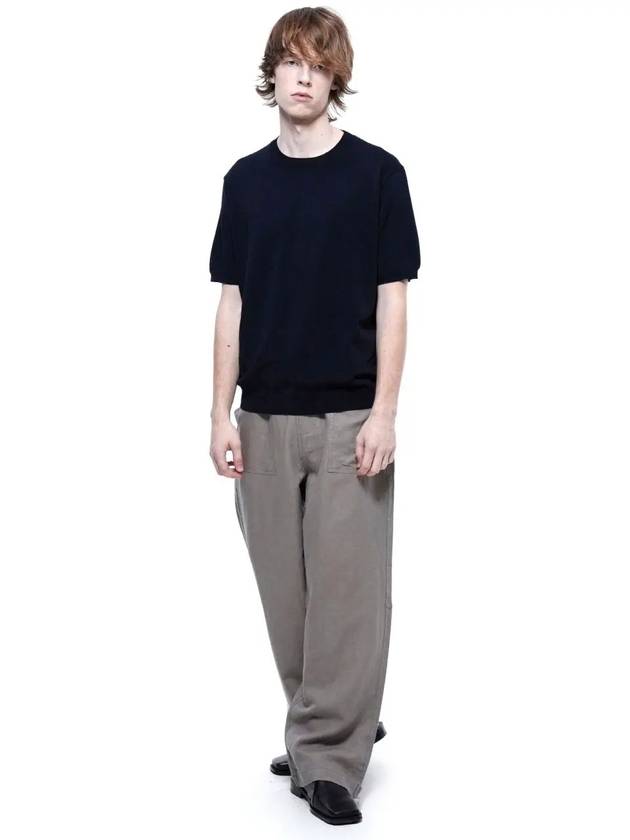 Linen Slit String Wide Pants Brown - CHANCE'S NOI - BALAAN 8