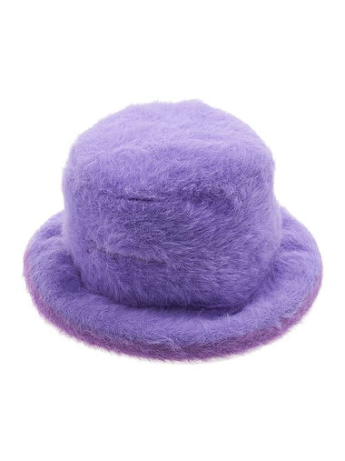 Le Bob Neve Fluffy Bucket Hat Purple - JACQUEMUS - BALAAN 1