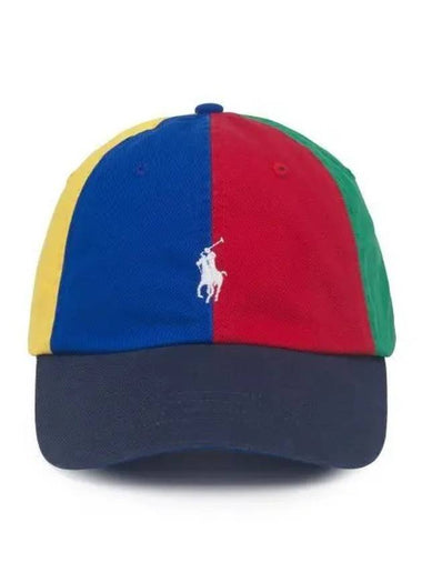 Pony Multi Twill Ball Cap - POLO RALPH LAUREN - BALAAN 1