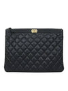 gold clutch bag - CHANEL - BALAAN 1