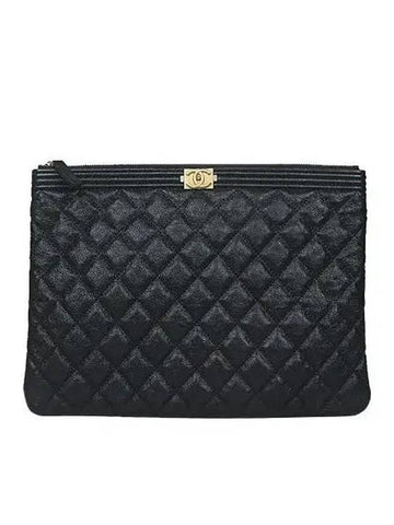 gold clutch bag - CHANEL - BALAAN 1