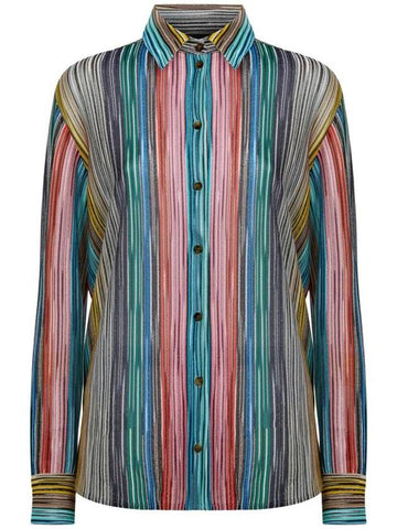 Missoni Striped Ribbed Shirt - MISSONI - BALAAN 1