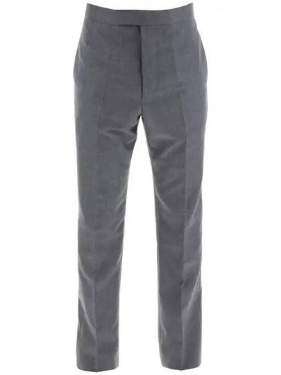 Super 120S Twill Classic Backstrap Trouser Pants Medium Grey - THOM BROWNE - BALAAN 2