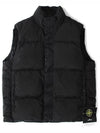 High Neck Padded Vest Black - STONE ISLAND - BALAAN 2