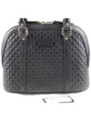 Women's Micro GG Ssima Tote Bag Black - GUCCI - BALAAN 4