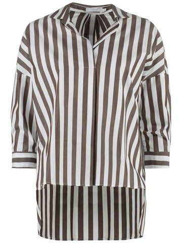 Barba Striped Cotton Shirt - BARBA - BALAAN 1