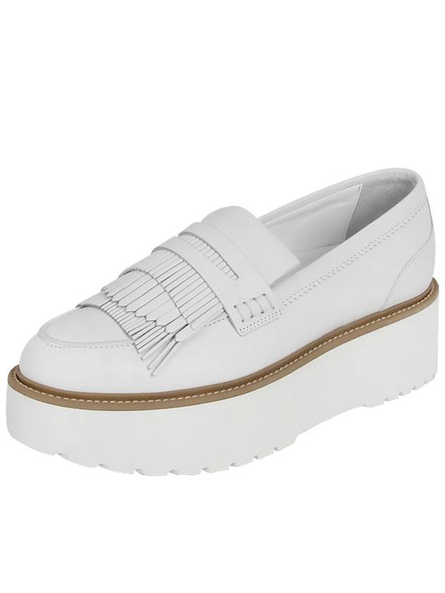 platform loafers white - HOGAN - BALAAN.