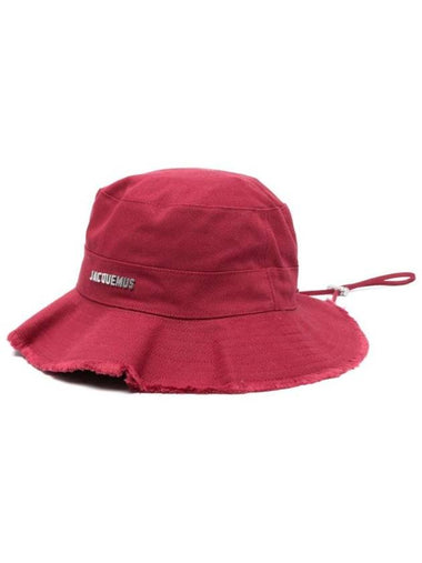 Le Bob Artichaut Cotton Bucket Hat Red - JACQUEMUS - BALAAN 1