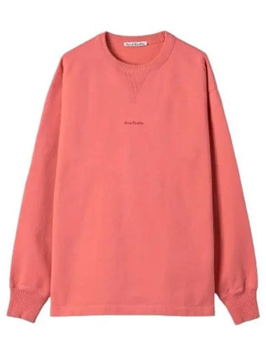 Logo Sweatshirt Pink - ACNE STUDIOS - BALAAN 1