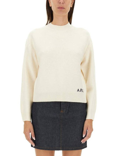 Esther Wool Knit Top Ecru - A.P.C. - BALAAN 2