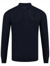 Rowan Mesh Polo Knit Top Navy - J.LINDEBERG - BALAAN 3