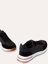 Week-End Walk Microfiber Storm System Sneakers Black - LORO PIANA - BALAAN 5