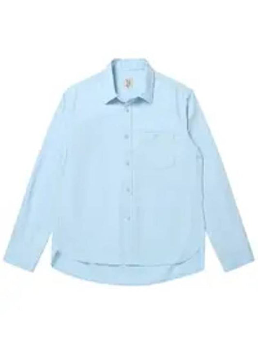 Oxford Long Sleeve Shirt Sky Blue - SOLEW - BALAAN 1