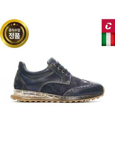 Official Italian handmade golf shoes BELLEZZA NAVY - DUCA DEL COSMA - BALAAN 1