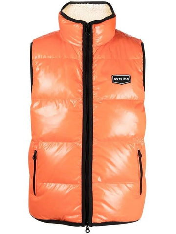 Algorab Logo Reversible Vest Orange - DUVETICA - BALAAN 1