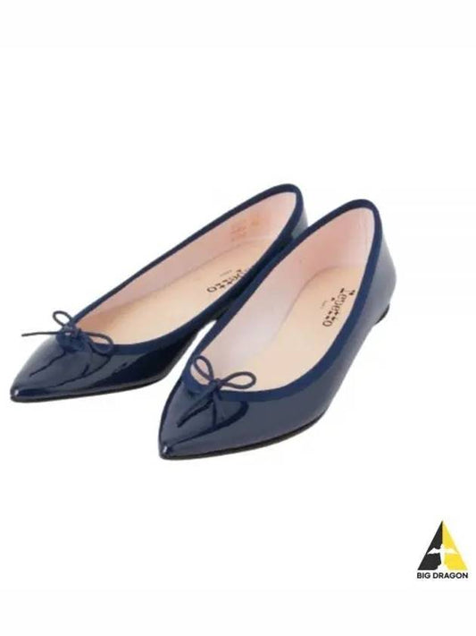 Brigitte Pointy Toe Ballerinas Navy - REPETTO - BALAAN 2