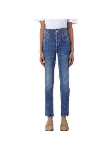 Niliane Slim Denim Jeans Blue - ISABEL MARANT - BALAAN 1