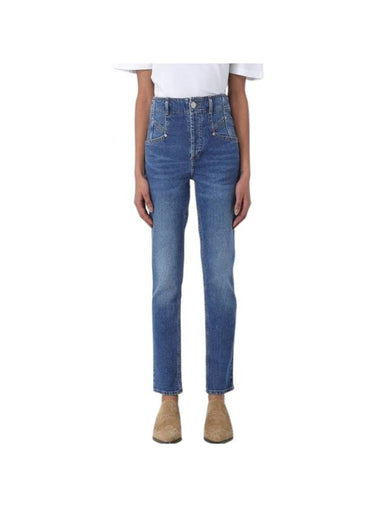 Niliane Slim Denim Jeans Blue - ISABEL MARANT - BALAAN 1