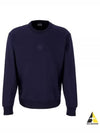 Stretch Fleece Crew Neck Sweatshirt Navy - CP COMPANY - BALAAN 2