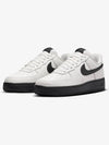 Air Force 1'07 Low Top Sneakers Grey Black - NIKE - BALAAN 6