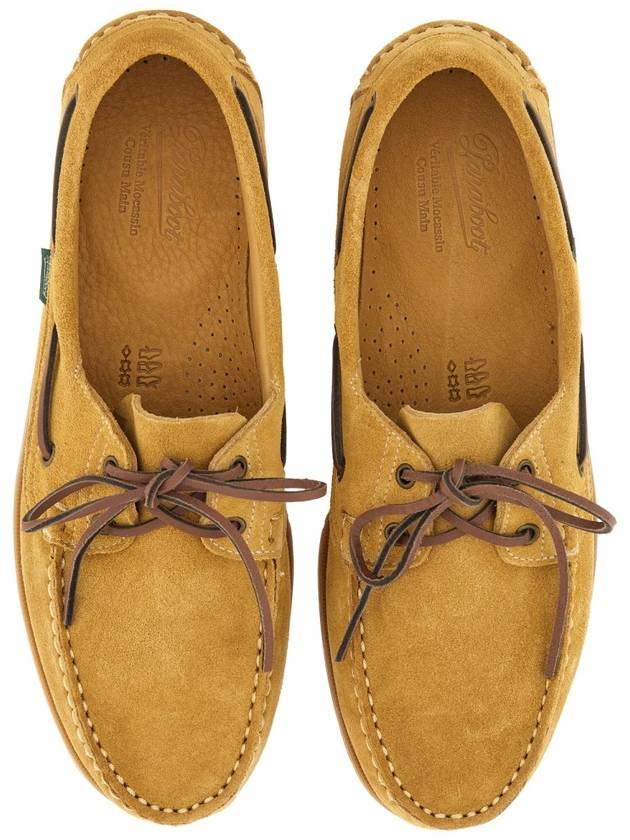 Bath Suede Boat Shoes Brown - PARABOOT - BALAAN 7