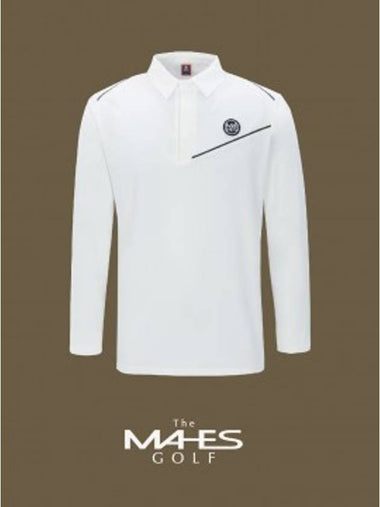 Logo Long Sleeve T-Shirt White MEN Black Label Swing Shirt GT50497 - MAHES - BALAAN 1