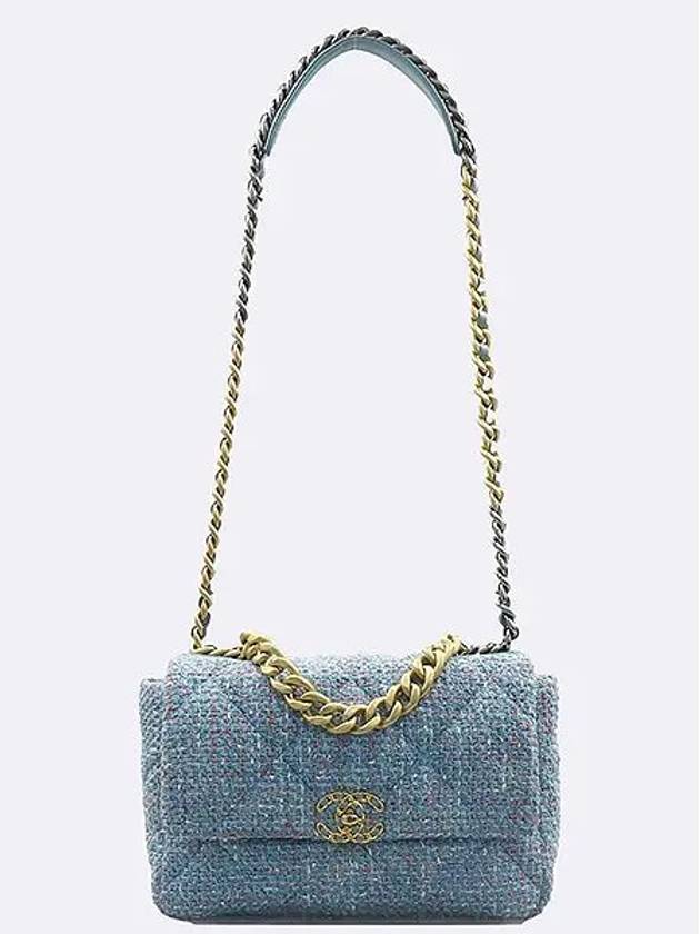 AS1161 Tweed Nineteen 19 Large Flap Shoulder Bag - CHANEL - BALAAN 4