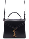 Box Cassandre Mini Top Leather Tote Bag Black - SAINT LAURENT - BALAAN 2