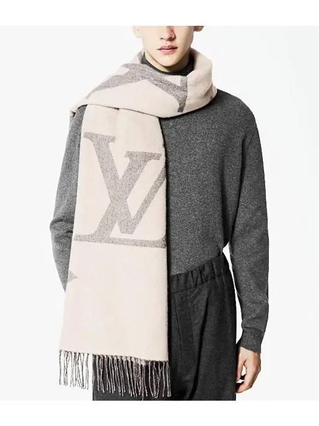 Monogram Giant Scarf Grey - LOUIS VUITTON - BALAAN 5