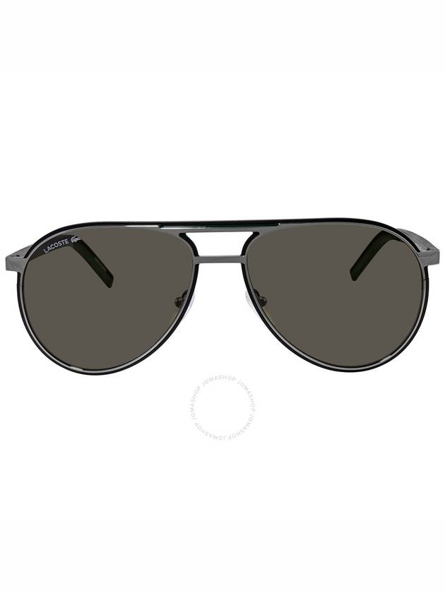 Lacoste Grey Pilot Unisex Sunglasses L193S 035 58 - LACOSTE - BALAAN 1