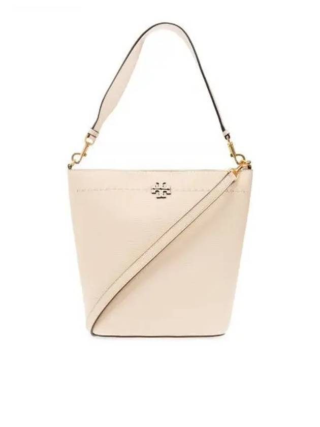 McGraw Logo Bucket Bag Beige - TORY BURCH - BALAAN 2