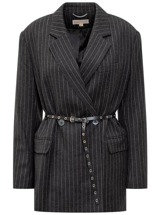 Michael Kors Belted Db Blazer - MICHAEL KORS - BALAAN 1