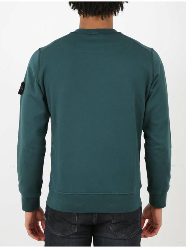 Wappen Patch Crew Neck Sweatshirt Green - STONE ISLAND - BALAAN 3