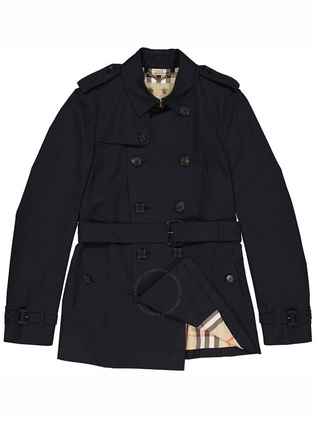 Burberry Men's The Chelsea Short Navy Trench Coat, Brand Size 50 (US Size 40) - BURBERRY - BALAAN 2