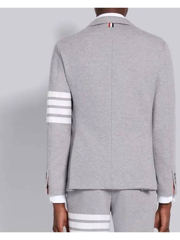 Men's 4 Bar Classic Loopback Sports Jacket Grey - THOM BROWNE - BALAAN 9