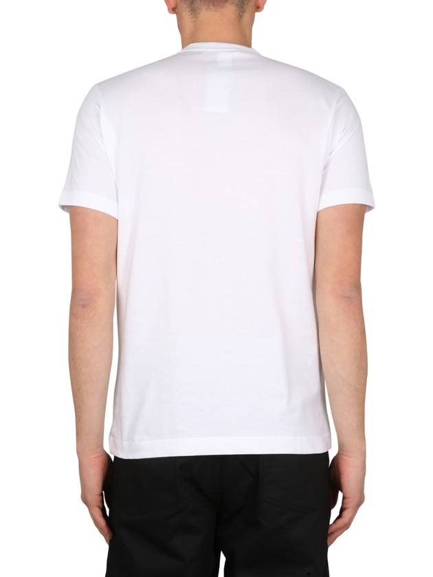 Brett Westfall Pigment Printed Short Sleeved T-Shirt White - COMME DES GARCONS - BALAAN 4