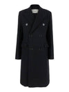 Coat FCO110WV0049 001 Black - AMI - BALAAN 1