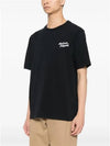 Handwriting Comfort Short Sleeve T-Shirt Black - MAISON KITSUNE - BALAAN 4