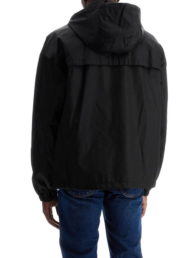 boxy windbreaker jacket with hood - OFF WHITE - BALAAN 3