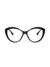 Eyewear CH3464 Logo Temple Glasses Black - CHANEL - BALAAN 1