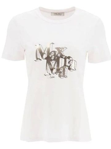 13th Anniversary ONDA Gilt Logo T Shirt 99760129 006 - MAX MARA - BALAAN 1